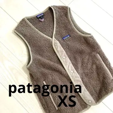 patagonia 플리스 베스트 XS 브라운