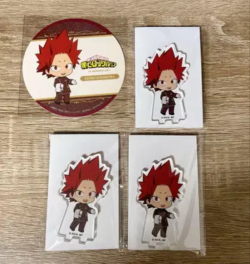 히로아카 키리시마 에이지로 아크릴 스탠드 코스터 애니카페