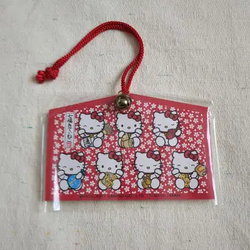 키티 그림 액자 칠복 키티 고양이 장기 보관 레어 2001