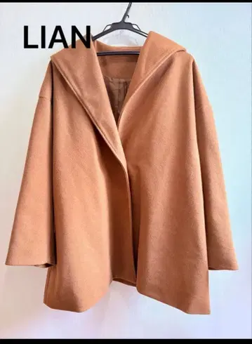 리안 하프 코트 P 코트 브라운