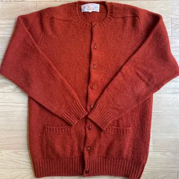 Peter Blance 셰틀랜드 크루넥 가디건 42 L