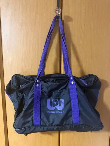 WORLD PEGASUS 토트백 블랙/퍼플