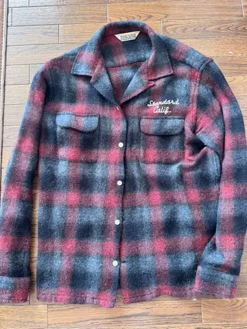 스탠다드 캘리포니아 울 체크 셔츠