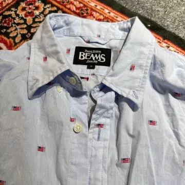 beams 미국 국기 자수 S 사이즈