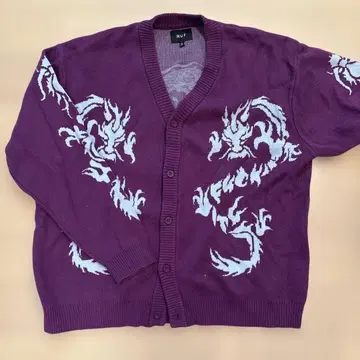 HUF 드래곤 니트 가디건