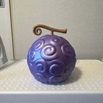 고무고무 열매 램프 보라색 소용돌이 무늬 캐릭터 아이템