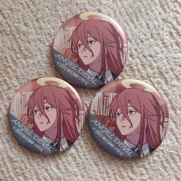 체인소 맨 메탈릭 캔뱃지 천사의 악마