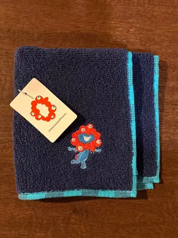 미야쿠미야쿠 타월 손수건 미니 타월 네이비 만박