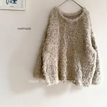 meilmada 샤기 오버 니트 풀오버 6anm