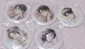 진격의 거인 엘렌 미카사 한지 캔뱃지 attack on titan