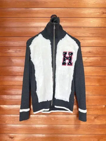 타미힐피거 블루종 인조 모피 안감 M 사이즈 여성용