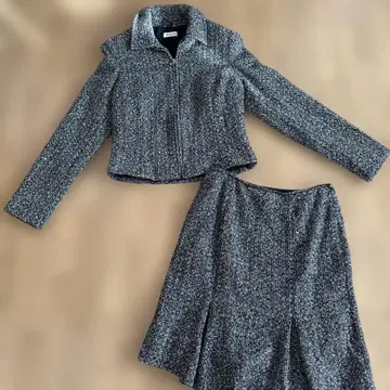 MAX&co 맥스앤코 트위드 셋업 스커트 38