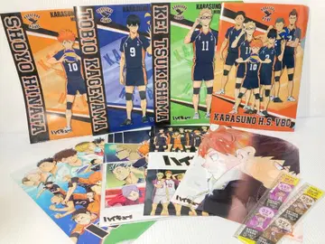 [미사용] 하이큐!! 클리어 파일 8장 눈금자 2개 세트