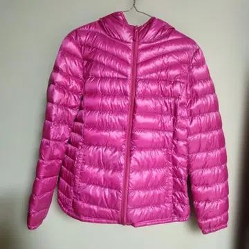 여성용 유니클로 울트라 라이트 다운 자켓 XL 핑크
