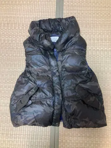 LUCA 카모 패턴 다운 자켓