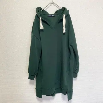 AS KNOW AS PINKY 그린 후디 원피스