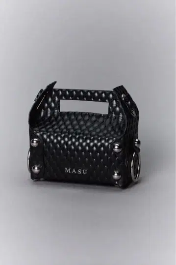 MASU / LEATHER CAKE BAG / 케이크 백 BLACK