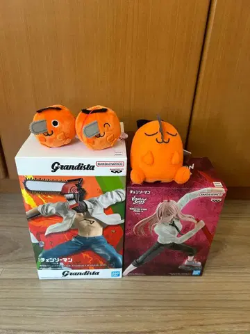 체인소 맨 피규어 봉제 인형 세트