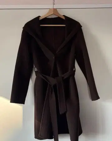 유니클로 더블 페이스 후디드 코트