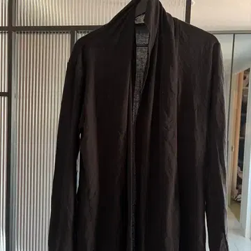 블랙 가디건 100% 코튼