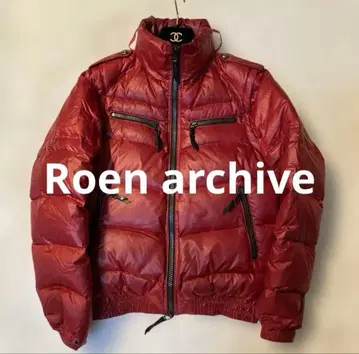 Roen 로엔 황금기 다운 자켓 Y2K 그런지 빨간색 2way