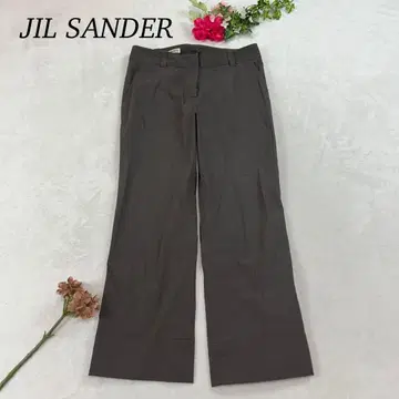 J930 S 질 샌더 이탈리아제 캐주얼 팬츠 그레이 여성용