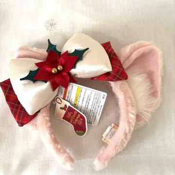 디즈니씨 크리스마스 머리띠 리나벨 택 포함 새상품