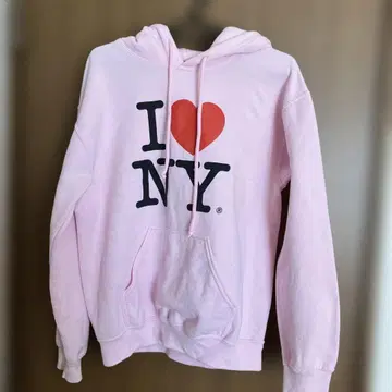 I NY 핑크 후드티 여성용 M