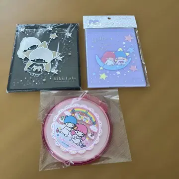 레어 리틀트윈스타 Kiki & Lala 거울 세트 산리오 레트로