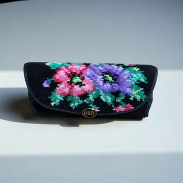 페일러 안경 케이스 FEILER 블랙 꽃무늬