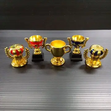 미니어처 골드 컬러 트로피 5개 세트 묶음 판매~!