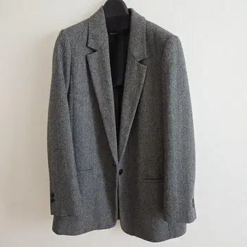 ZARA BASIC 헤링본 테일러드 자켓 XS