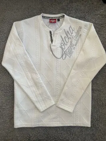 Gotcha 헨리넥 S 시크 스타일 그런지 y2k 롱T 헤이세이