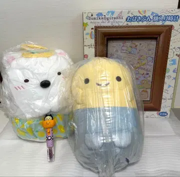 스미코구라시 봉제 인형 치이카와 (먼작귀) 잡화 묶음 판매 총 4점