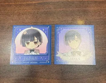 헤타리아 AMO 카페 일본 스티커 특전