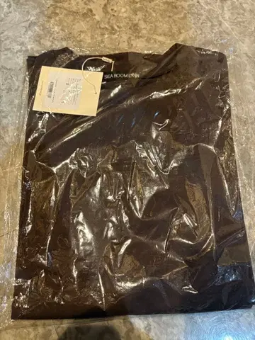 SEA ROOM LYNN 오가닉 코튼 루즈 롱T 차콜 브라운