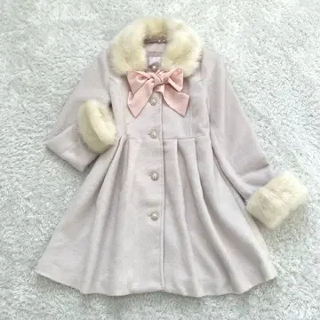 LIZ LISA x My Melody 콜라보 메로메로 A라인 코트 핑크