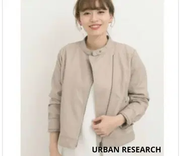 URBANRESEARCH 인조 가죽 라이더 자켓