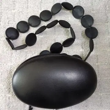 LONSLAN 블랙 도트 변형 미니백 3way