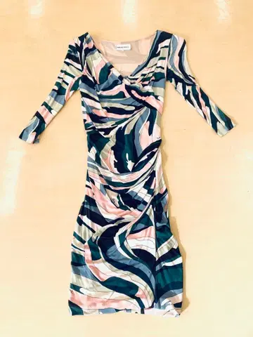 에밀리오 푸치 레이온 원피스 38 핑크 계열