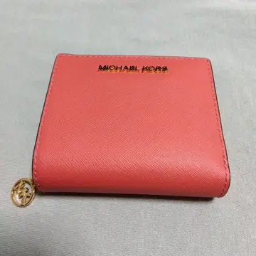 마이클 코스 접이식 지갑 핑크 미사용에 가까운 거의 새상품