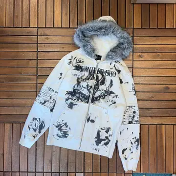 BERNINGS SHO 맨투맨 집업 후드티 퍼 입고 벗기 스컬