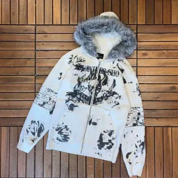 BERNINGS SHO 맨투맨 집업 후드티 퍼 입고 벗기 스컬