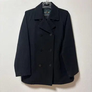 EAST BOY 블랙 울 피코트