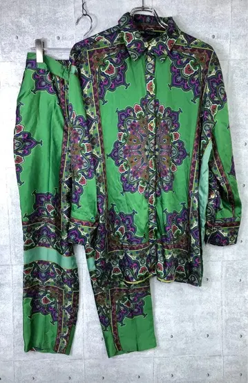 ZARA 레트로 오리엔탈 모드 구제 의류 아라베스크 수트 셋업 셋업