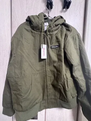 [ MILKFED. ] 후드 부착 자켓 S 올리브