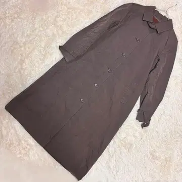 GIANNI LO GIUDICE 롱 코트 36 브라운 라이너 포함