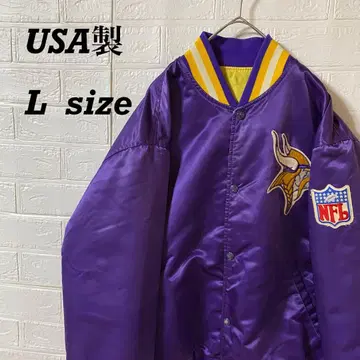 NFL 미네소타 바이킹스 80s-90s 미국제 바시티 자켓