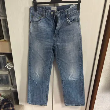 Ungrid 스트레이트 데님 라이트 블루