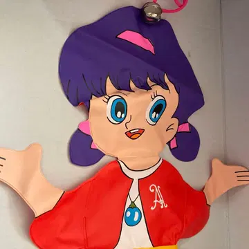 비밀의 앗코짱 레트로 미사용 익명 배송 빨간색 아카츠카 후지오 방울 포함